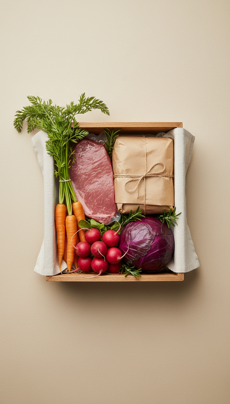 Curated farm-fresh produce box seasonal selection
